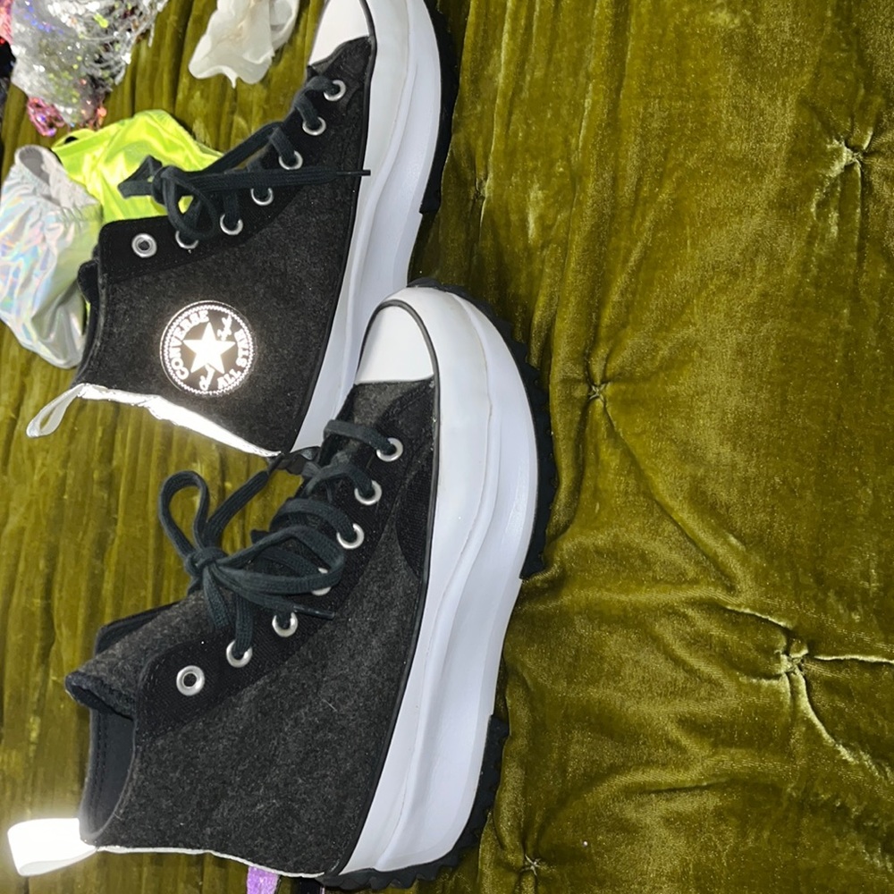 Converse felt run star